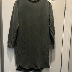 Olive Green Long Sleeve Dress